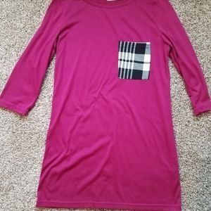 Fushia tunic